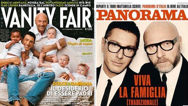 La portada en la que Stefano Gabbana aseguró que recurriría a la fecundación in vitro