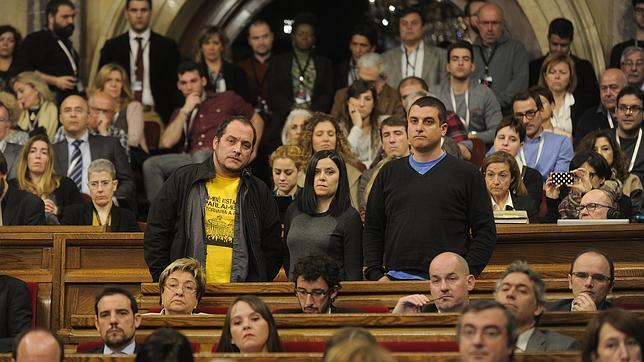 La CUP abandona el pleno como protesta por la sentencia del bloqueo al Parlament