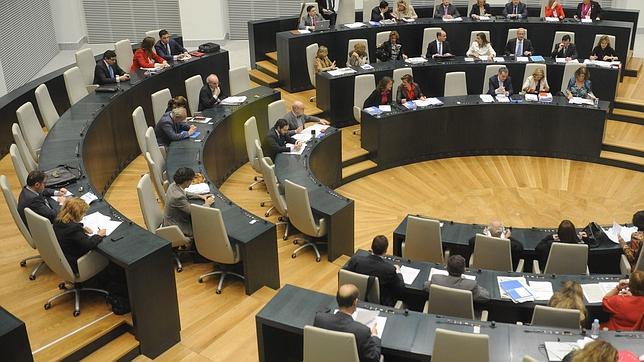 Pleno del Ayuntamiento de Madrid, en el Palacio de Cibeles