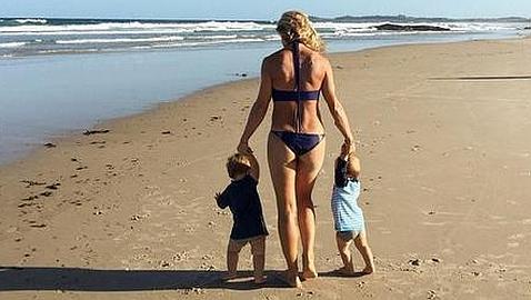 Los mellizos de Elsa Pataki celebran su primer cumpleaños