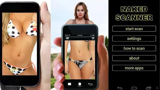 Aplicación «Escáner desnudo», a la venta en Google Play
