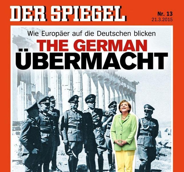 Una portada de «Spiegel» con Merkel entre nazis desata la polémica en Alemania