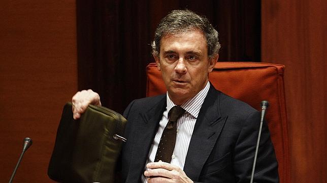 Jordi Pujol Ferrusola, durante su comparecencia en el Parlamento de Cataluña