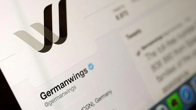 Cuenta de Twitter de la compañía Germanwings