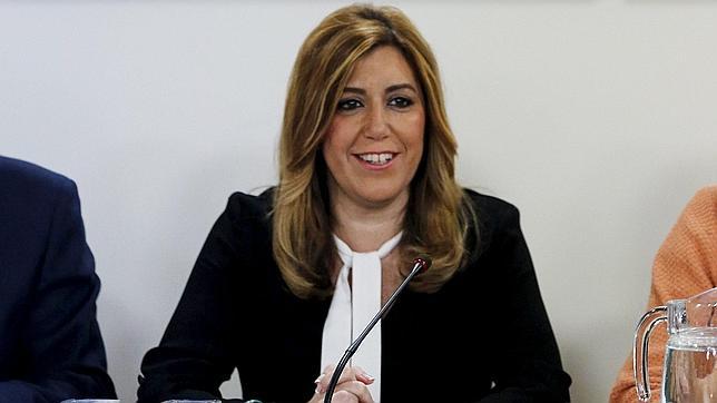 Susana Díaz reaparece en Ferraz reforzada por su victoria en las elecciones andaluzas