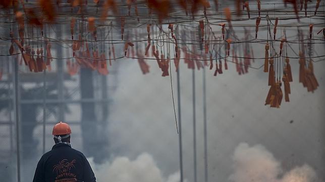 Mil valencianos celebran las Fallas en Toledo con un momunento de El Greco