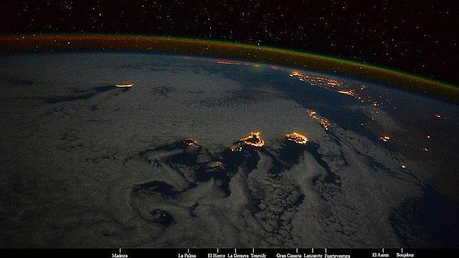 Así se ve Canarias desde la Estación Espacial Internacional