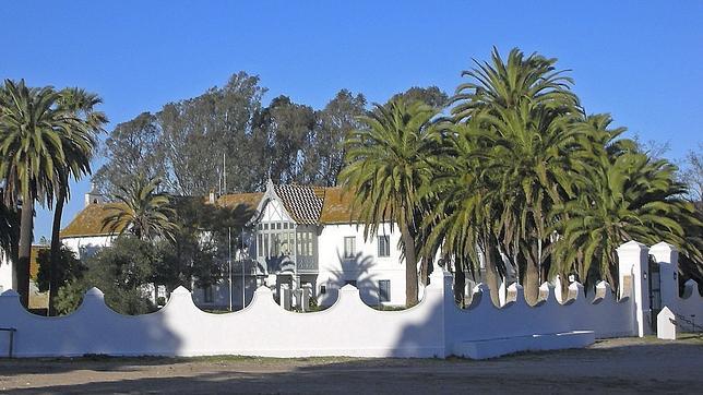 El palacio de Las Marismillas está ubicado en el Parque Nacional de Doñana, en Andalucía