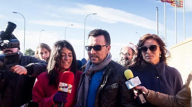 Ortega Cano al volver de un permiso en enero de 2015