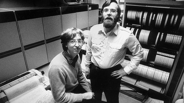 Bill Gates y Paul Allen en Bellevue en 1981