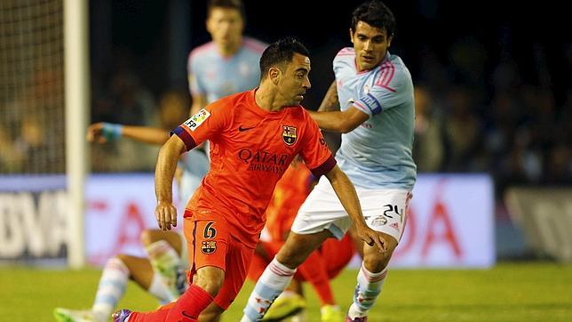 El golpe en la mesa de Xavi