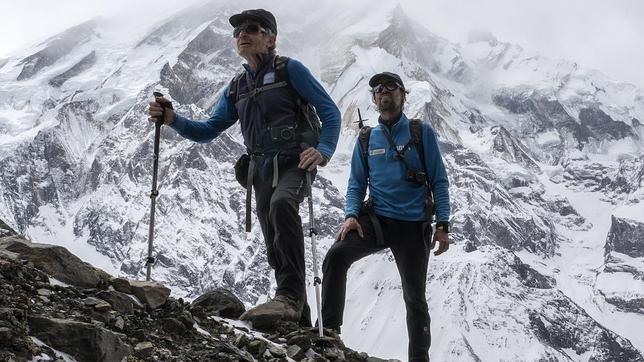 Carlos Soria, durante su aclimatación en el Himalaya
