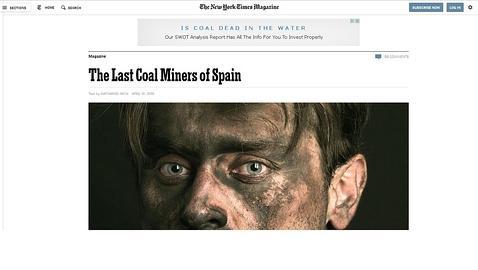 Pierre Gonnord retrata para el New York Times a los últimos mineros del carbón