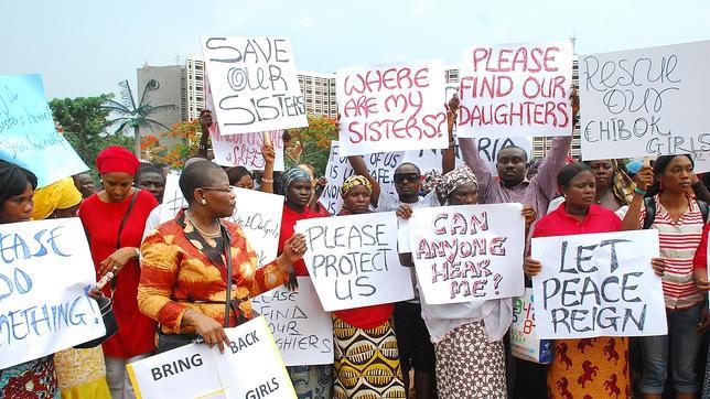 Un año del secuestro de las «niñas de Chibok»