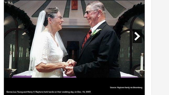 Captura de una foto facilitada por la pareja a Bloomberg