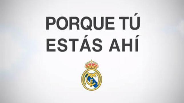 El emotivo vídeo del Real Madrid a su afición: «Porque tú estás ahí»