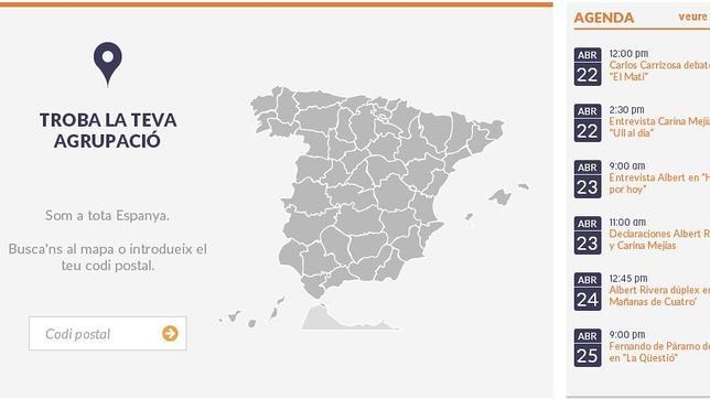 Así diferencia Ciudadanos el valenciano del catalán en su página web