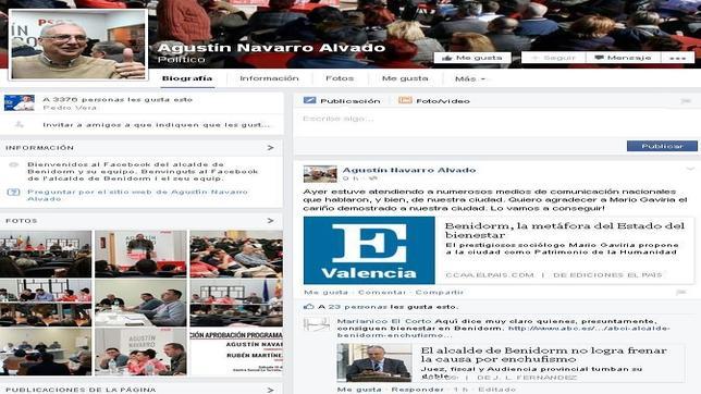 Agustín Navarro borra de su Facebook las alusiones a su causa judicial por enchufismo