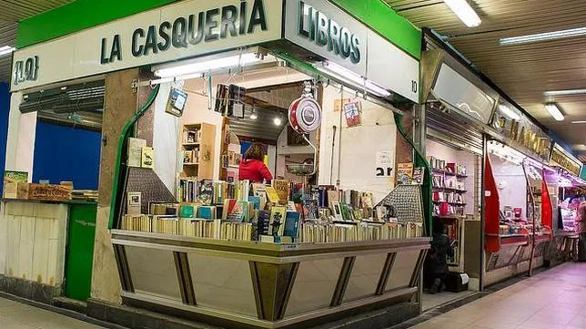 La extraña librería en una casquería de Madrid