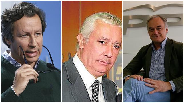 Floriano, Arenas y González-Pons, «concejales» en Cáceres, Guipúzcoa y Navarra