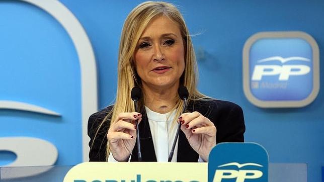 Cristina Cifuentes, candidata del PP a la Comunidad de Madrid