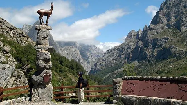 Mirador del Tombo, cerca de Posada de Valdeón, en Picos de Europa