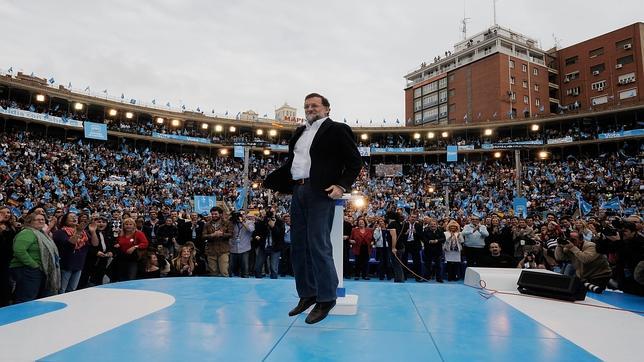 El PP volverá a llenar la plaza de toros en Valencia en un mitin de Rajoy el 21 de mayo