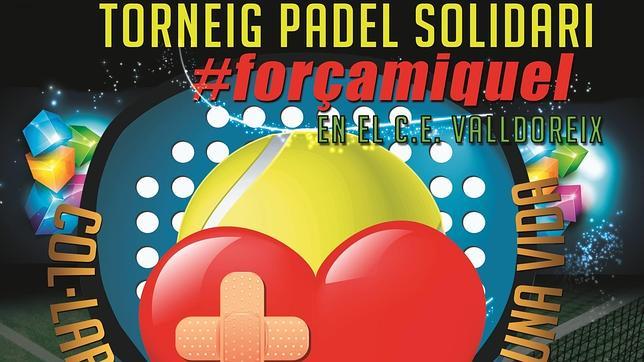 Valldoreix acoge el Tercer Torneo de Padel Solidario #forçamiquel