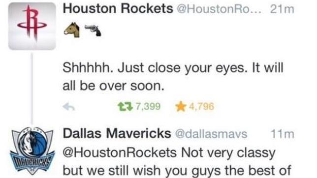 El tuit de Houston que escandaliza a la NBA