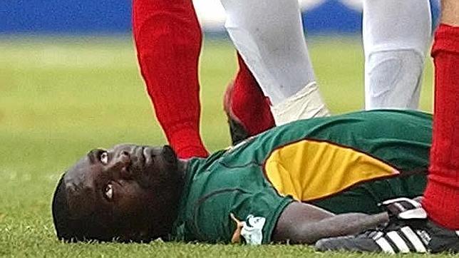 La impactante imagen de Foe después de caer desplomado