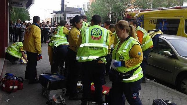 Una niña cae desde un séptimo piso en el Barrio del Pilar