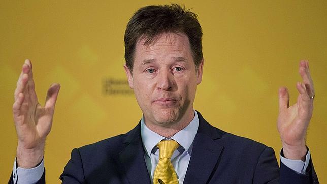 Nick Clegg, viceprimer ministro y líder liberal