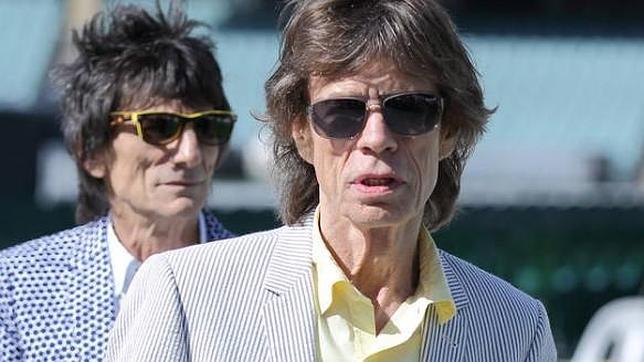 Mick Jagger y Ron Wood