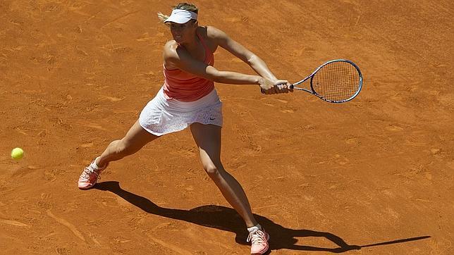 La tenista rusa Maria Sharapova durante un partido