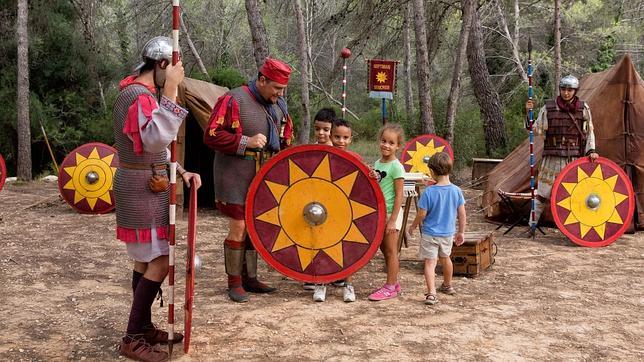 Los niños se lo pasan en grande en Tarraco Viva