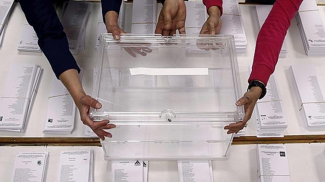 Imagen de archivo de las pasadas elecciones al Parlamento de Andalucía
