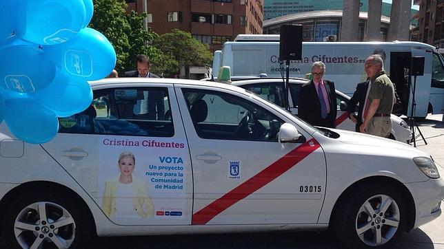 El PP amplía la publicidad en los taxis de Madrid