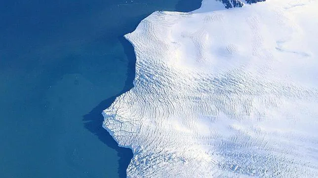 La Antártida: Imagen de la plataforma Larsen en 2004