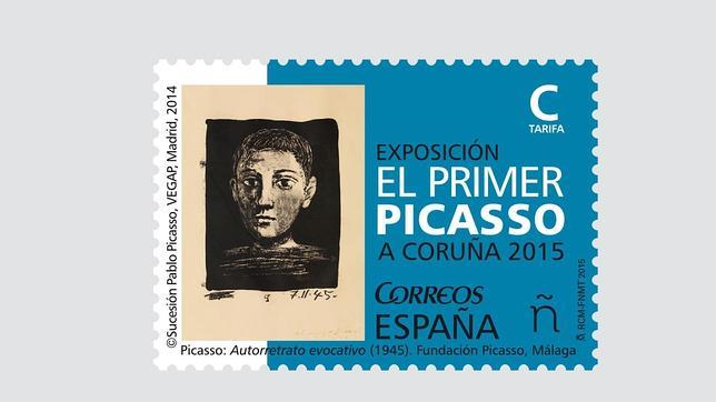 El Picasso coruñés recorre el mundo gracias a un sello