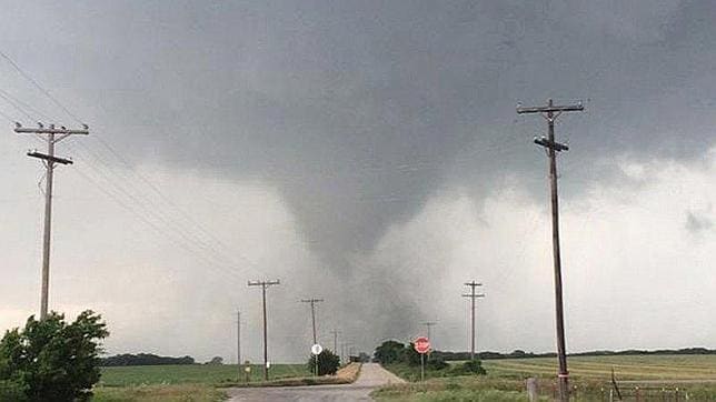 El tornado visto en Cisco, Texas
