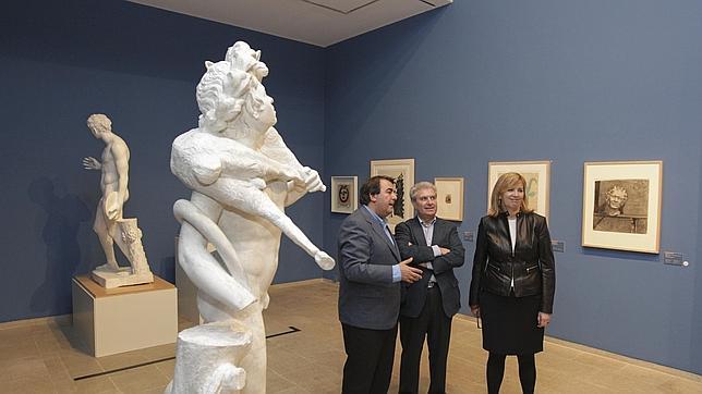 Negreira visitó junto a César Antonio Molina la exposición «El primer Picasso»