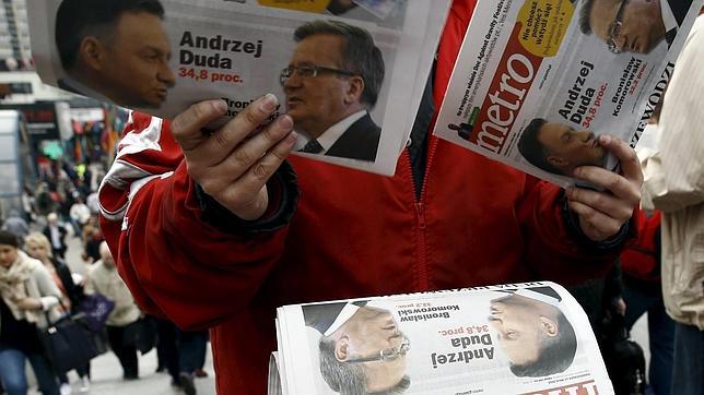 El presidente de Polonia sufre un revés en la primera vuelta de las elecciones