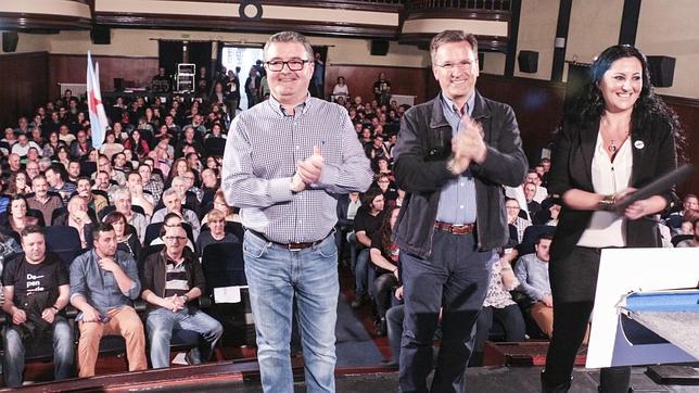 El portavoz del BNG junto a Quico da Silva