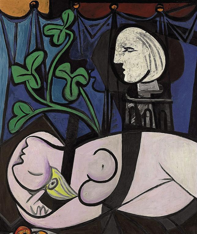 «Desnudo, hojas verdes y busto», de Pablo Picasso