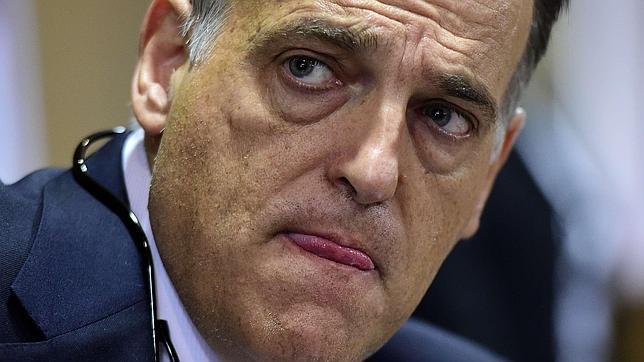 Tebas no espera que hoy haya un acuerdo que anule la huelga