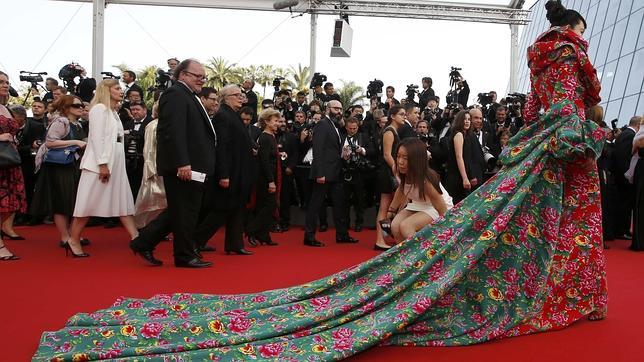 Alfombra roja en la primera noche del festival