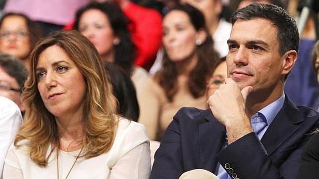 Sánchez y Díaz, juntos por fin en un mitin