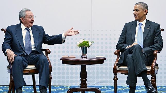 Raúl Castro y Barack Obama, en una reunión en el mes de abril
