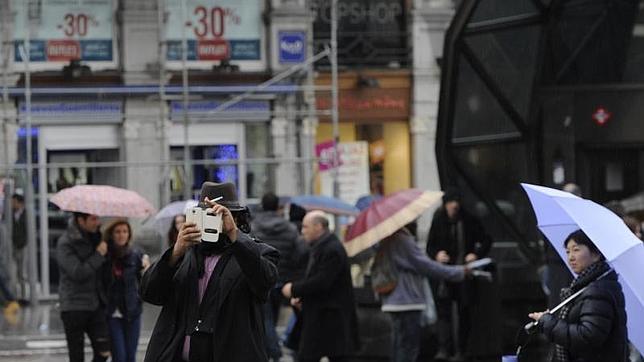 La llegada de tormentas provoca una caída de las temperaturas