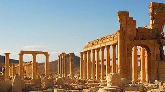 Imagen de la ciudad monumental de Palmira, Patrimonio de la Humanidad